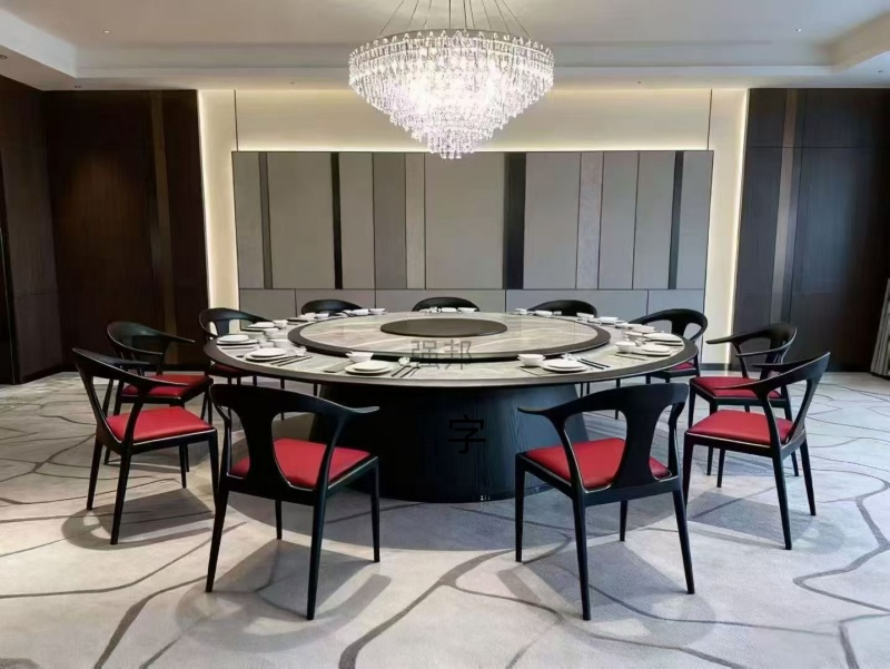 岩板电动餐桌Y03